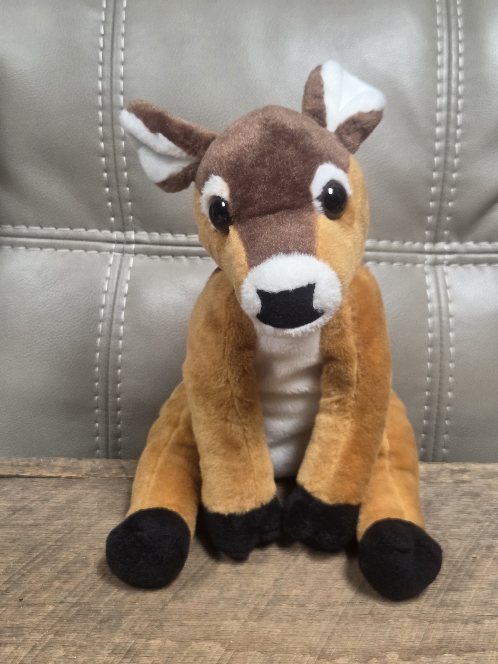 Wild Republic Cuddlekins Fawn Deer Plush 12" Spotted Baby Stuffed Animal Bin 1J